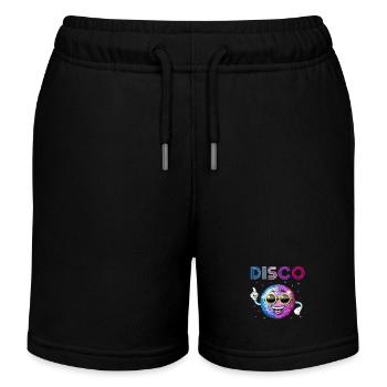 Disco Ball - Kids Organic Sweat Shorts by Stanley/Stella - black - Front