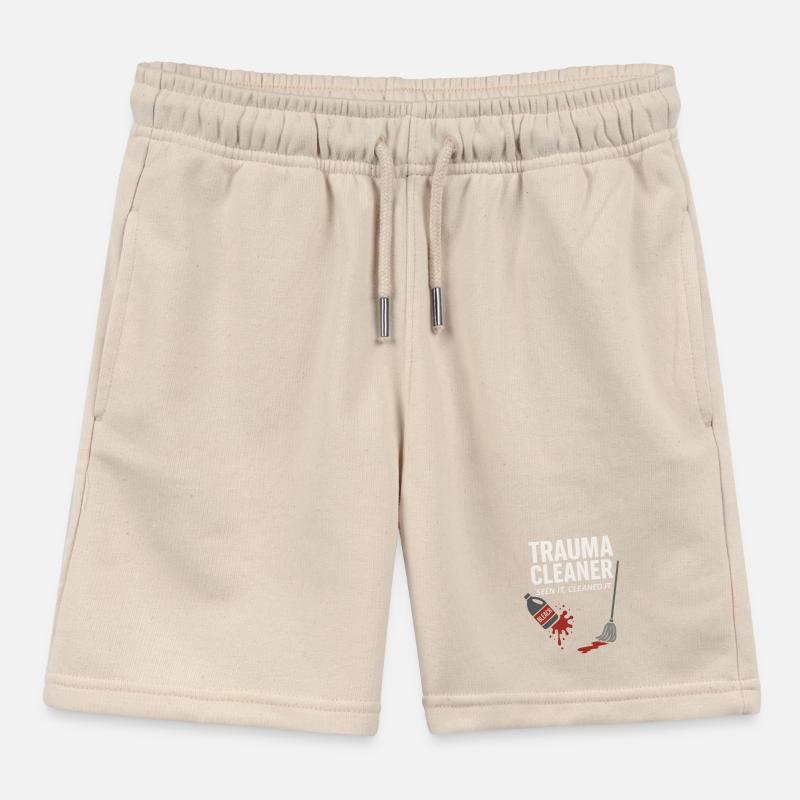 Forensic Cleaner Dark Humor Tatort Biohazard Kinder Organic Joggingshorts Mini Bolter von Stanley/Stella