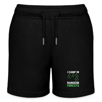 Programmer Coder GPT - Kids Organic Sweat Shorts by Stanley/Stella - black - Front