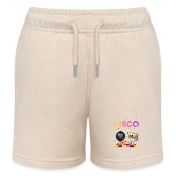 Soirée dansante disco rétro - Short de jogging enfant bio Stanley/Stella - écru doux - Devant
