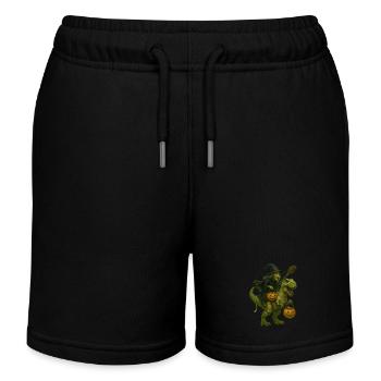 T-Rex - Kinder Organic Joggingshorts Mini Bolter von Stanley/Stella - Schwarz - Vorne