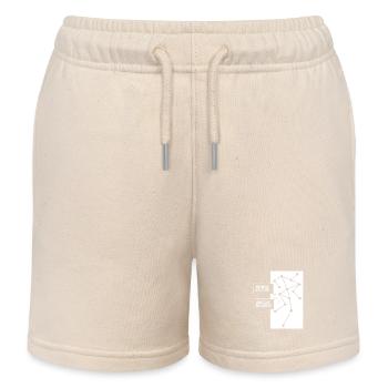 Paranormal Ghost Ghost Ghost Spooky - Kids Organic Sweat Shorts by Stanley/Stella - soft Ecru - Front