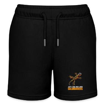 Salamandres Salamandres - Short de jogging enfant bio Stanley/Stella - noir - Devant