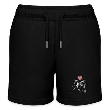 Labrador high five - Short de jogging enfant bio Stanley/Stella - noir - Devant