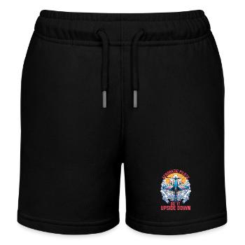 Les pilotes de voltige le font à l’envers Pilote de planeur - Short de jogging enfant bio Stanley/Stella - noir - Devant