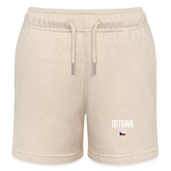 Ostrava Tschechien - Kinder Organic Joggingshorts Mini Bolter von Stanley/Stella - Natur - Vorne
