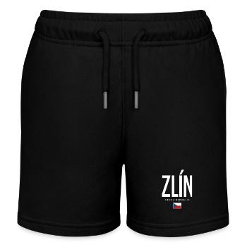 Zlin Tschechien - Kinder Organic Joggingshorts Mini Bolter von Stanley/Stella - Schwarz - Vorne