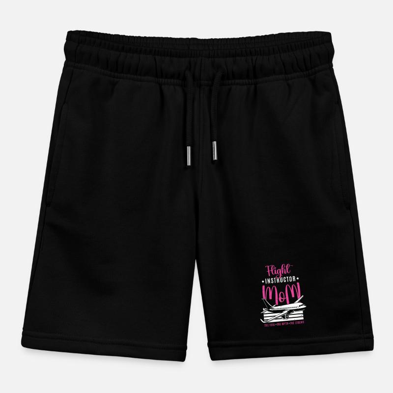 Flight Instructor Mom The Idol Flight Attendant Kinder Organic Joggingshorts Mini Bolter von Stanley/Stella