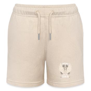 Vintage Rockin' Since 1968, 57 Years of Freedom - Kids Organic Sweat Shorts by Stanley/Stella - soft Ecru - Front