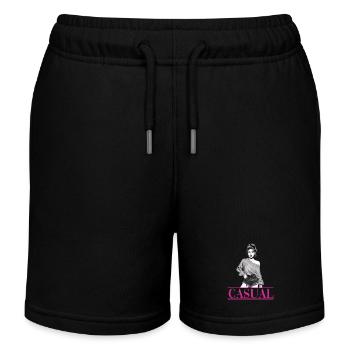 Style décontracté : élégance décontractée et confiance en soi - Short de jogging enfant bio Stanley/Stella - noir - Devant