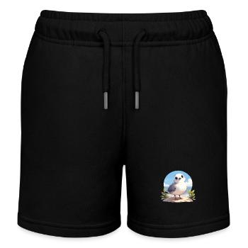 Seagulls Seagull - Kids Organic Sweat Shorts by Stanley/Stella - black - Front
