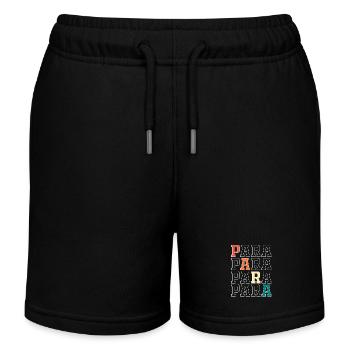 Paraéducateur Enseignant Assistant Paraprofessionnel - Short de jogging enfant bio Stanley/Stella - noir - Devant