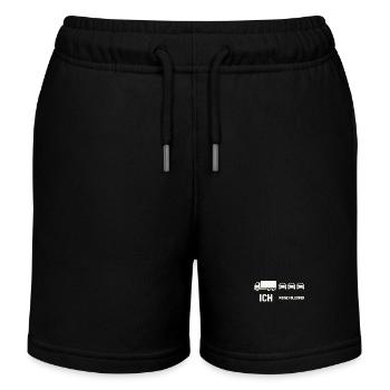 Me & My Followers – Truck Trucker Design - Kids Organic Sweat Shorts by Stanley/Stella - black - Front