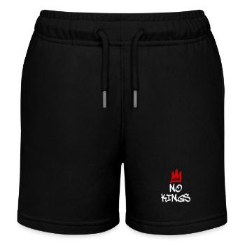 Aucun roi en Amérique depuis 1776 - Short de jogging enfant bio Stanley/Stella - noir - Devant