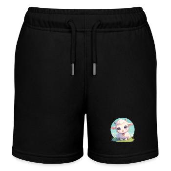 Mouton Mouton - Short de jogging enfant bio Stanley/Stella - noir - Devant