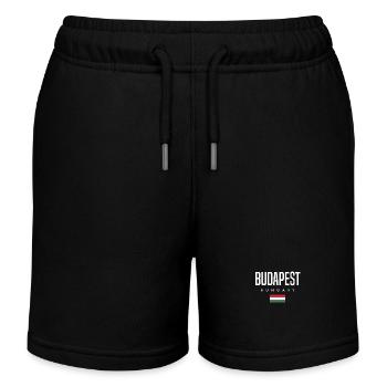 Budapest Hungary - Kids Organic Sweat Shorts by Stanley/Stella - black - Front