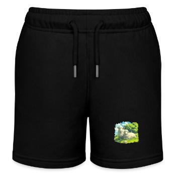 Mouton Mouton - Short de jogging enfant bio Stanley/Stella - noir - Devant