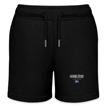 Île Hafnarfjörður - Short de jogging enfant bio Stanley/Stella - noir - Devant