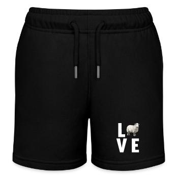 Mouton Mouton - Short de jogging enfant bio Stanley/Stella - noir - Devant