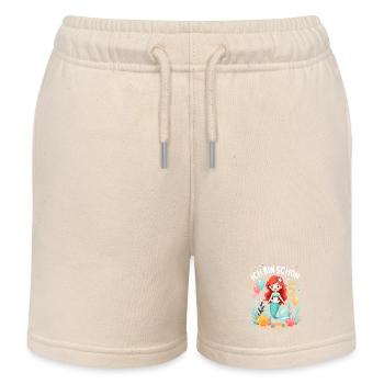 Ich bin schon 5 Meerjungfrau Geburtstag Mädchen - Kinder Organic Joggingshorts Mini Bolter von Stanley/Stella - Natur - Vorne