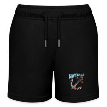 SCHIFFANKER MATROSE - Kinder Organic Joggingshorts Mini Bolter von Stanley/Stella - Schwarz - Vorne