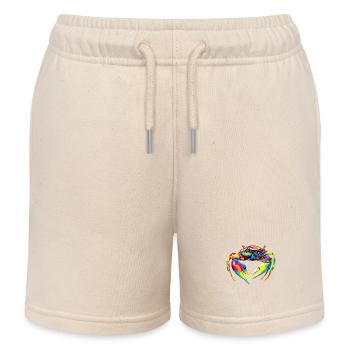 Crabe Crabe Crustacés Crabe Crabe de rivage Écrevisses - Short de jogging enfant bio Stanley/Stella - écru doux - Devant