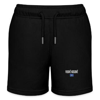 Fushë, Kosovë, Kosovo - Kids Organic Sweat Shorts by Stanley/Stella - black - Front