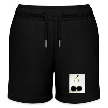 Cerise - Short de jogging enfant bio Stanley/Stella - noir - Devant