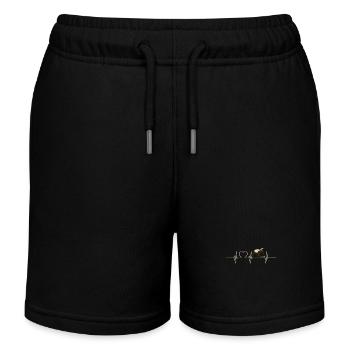 Blaireau de miel Honigsdachs - Short de jogging enfant bio Stanley/Stella - noir - Devant