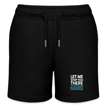 MFA PA Physician Assistant Nursing Physician Assistant - Kids Organic Sweat Shorts by Stanley/Stella - black - Front