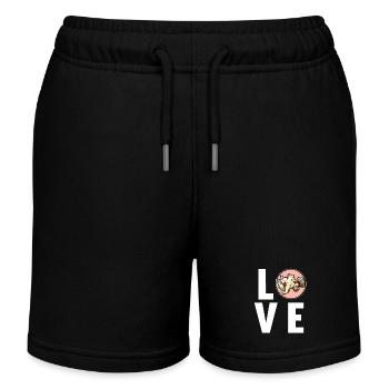 Frogfish Anglerfisch - Kinder Organic Joggingshorts Mini Bolter von Stanley/Stella - Schwarz - Vorne