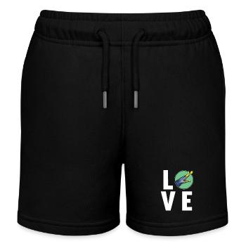Nasal Moray Eel Ghost Moray - Kids Organic Sweat Shorts by Stanley/Stella - black - Front