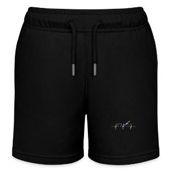 Nasal Moray Eel Ghost Moray - Kids Organic Sweat Shorts by Stanley/Stella - black - Front
