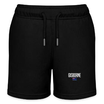 Gisborne Neuseeland - Kinder Organic Joggingshorts Mini Bolter von Stanley/Stella - Schwarz - Vorne