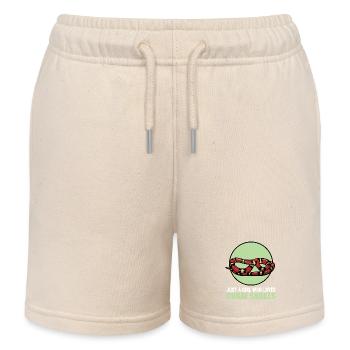 Serpents corail Serpent corail - Short de jogging enfant bio Stanley/Stella - écru doux - Devant