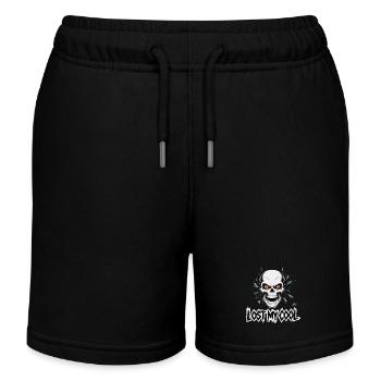 SKULL, PERDU MON SANG-FROID - Short de jogging enfant bio Stanley/Stella - noir - Devant