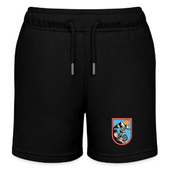 Mountainbike Fahrrad Radsport - Kinder Organic Joggingshorts Mini Bolter von Stanley/Stella - Schwarz - Vorne