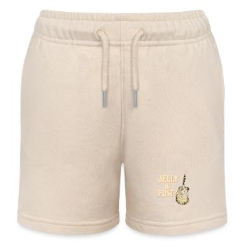 Jelly & Posty Akustik Gitarren Kunst - Kinder Organic Joggingshorts Mini Bolter von Stanley/Stella - Natur - Vorne