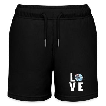 Méduse Méduse - Short de jogging enfant bio Stanley/Stella - noir - Devant