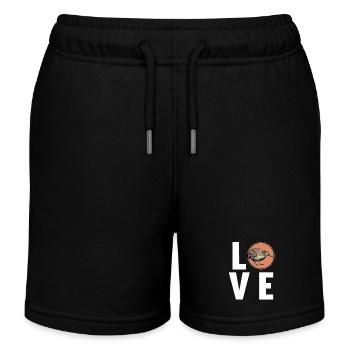 Kiwifruit Kiwi - Short de jogging enfant bio Stanley/Stella - noir - Devant