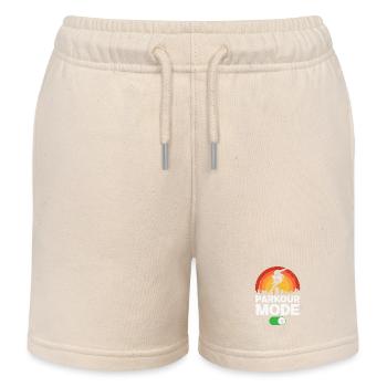 Parkour - Kids Organic Sweat Shorts by Stanley/Stella - soft Ecru - Front