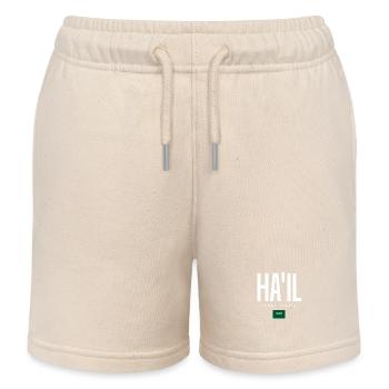 Ha'il Saudi Arabia - Kids Organic Sweat Shorts by Stanley/Stella - soft Ecru - Front