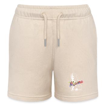 Bernese Mountain Mama - Kids Organic Sweat Shorts by Stanley/Stella - soft Ecru - Front