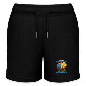 Mathématiques - Short de jogging enfant bio Stanley/Stella - noir - Devant