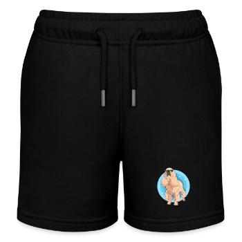 Cocker américain épagneul chien cadeaux - Short de jogging enfant bio Stanley/Stella - noir - Devant