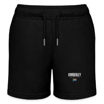 Kimberley, South Africa - Kids Organic Sweat Shorts by Stanley/Stella - black - Front