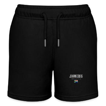 Johannesburg South Africa - Kids Organic Sweat Shorts by Stanley/Stella - black - Front