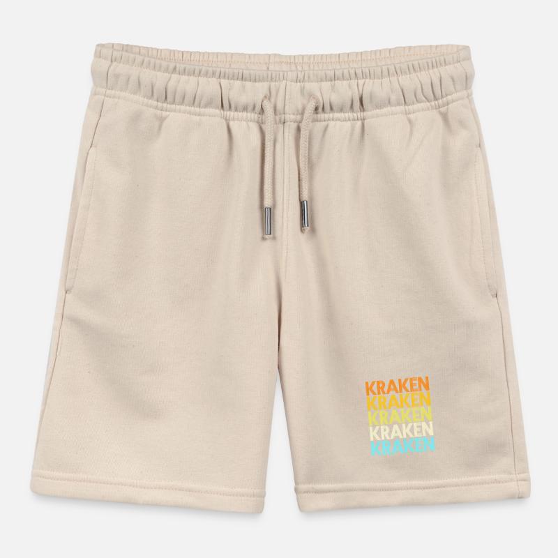 Octopus Octopus Octopus Octopus Octopus Kids Organic Sweat Shorts by Stanley/Stella