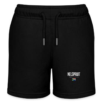 Nelspruit, Afrique du Sud - Short de jogging enfant bio Stanley/Stella - noir - Devant