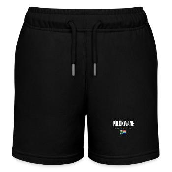 Polokwane, Afrique du Sud - Short de jogging enfant bio Stanley/Stella - noir - Devant